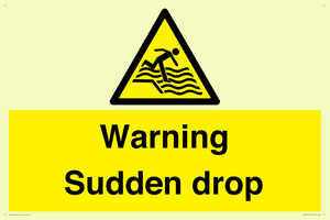 Warning Sudden drop
